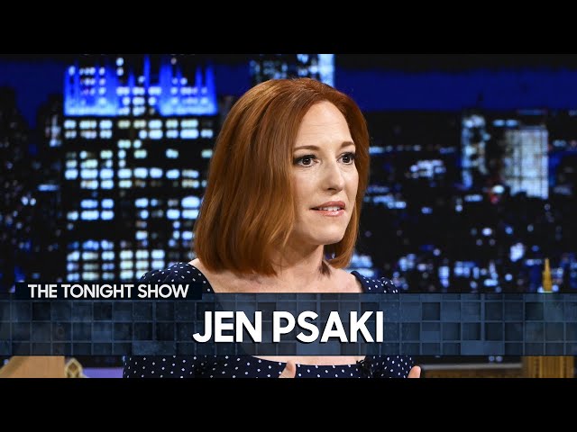 Former White House Press Secretary Jen Psaki Talks New Role at MSNBC on The Tonight Show