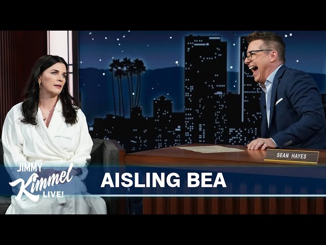 Aisling Bea Charms with Hilarious Stories and This Way Up Updates on Jimmy Kimmel Live